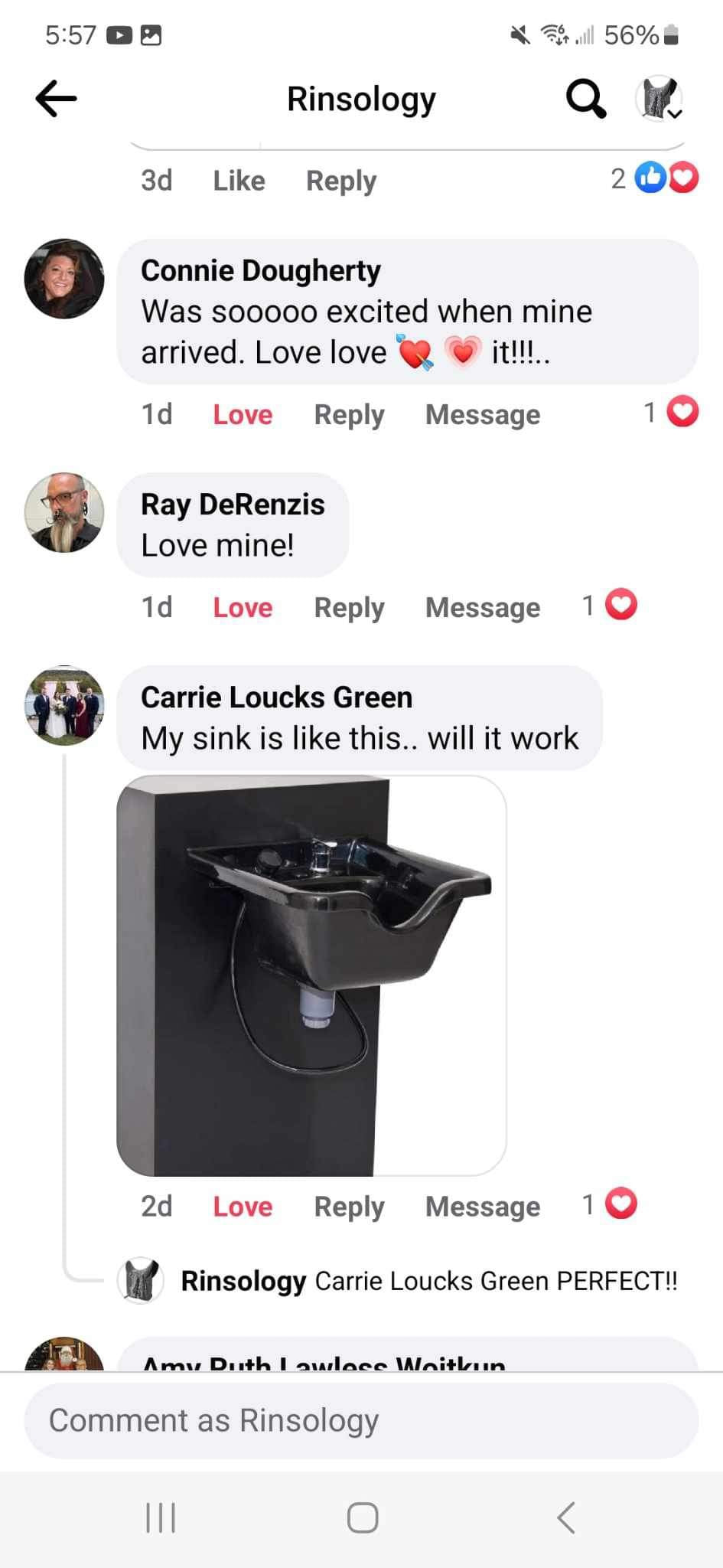 World's First Rinsing Neck Pad (STANDARD SINKS)